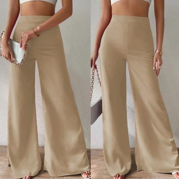 Comfy high waisted wide leg pants - Picture 3 of 16